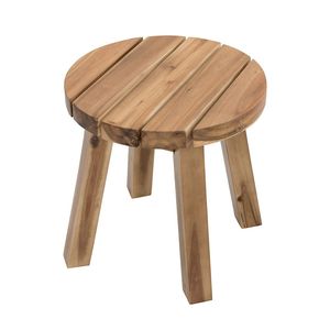 D16x16 Solid Wood <b>Round</b> <b>Side</b> <b>Table</b> Elegant Console <b>Tables</b> - Product Image 3