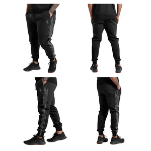 Pantalones Jogger Casuales para Hombre de Lujo con Diseño de Cristales y Pedrería, 100% Algodón, Estilo Deportivo Premium - Product Image 3
