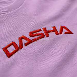 เสื้อยืดเจอร์ซีย์ผู้ชายทรงโอเวอร์ไซส์ผ้าฝ้าย 100% แบบสั่งทำพิเศษ ปักลายยาว ลายเรียบ ดีไซน์เปล่า รับผลิตแบบ OEM ขายส่ง - Product Image 3
