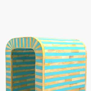 Mesa de Centro con Incrustaciones de Hueso Ecológica Personalizada para Bautizo, Diseño Moderno, Mesa para Sala de Estar - Product Image 5