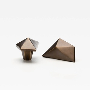 Bold Pattern Brass <b>Knobs</b> Glossy Finished <b>for</b> Cabinets and <b>Dressers</b> - Product Image 5