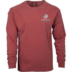 T-shirt pour homme à manches longues, col rond, surdimensionné, de haute qualité, avec impression de broderie personnalisée, logo, vente en gros - Product Image 4