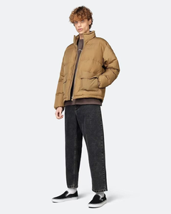 Veste matelassée camouflage printemps personnalisée de qualité supérieure, marron foncé, avec fermeture éclair et broderie frontale, style streetwear, vente en gros - Product Image 4