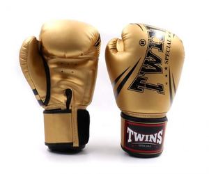 Gants de boxe Twins personnalisés en cuir véritable à 100 %, fermeture auto-agrippante, pour Muay Thai, Sanda, arts martiaux, adulte, OEM, légers - Product Image 6