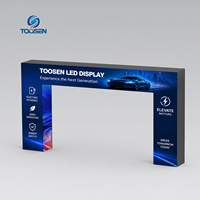 Pantalla LED de Alquiler para Arco de Entrada a Todo Color TOOSEN, Video Wall P2.6 P2.9 de Alto Contraste, LED Deportivo para Publicidad de Marcas de Carreras