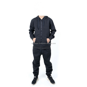 Diseño personalizado con cremallera completa con capucha Jogging Bottoms Top pantalones conjunto nuevos adultos a prueba de viento sin costuras Reversible chándal de maternidad - Product Image 1