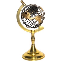 Globe de bureau en aluminium Article d'artisanat indien Article de cadeau décoratif pour la maison Article de haute qualité Design antique Produit le plus vendu