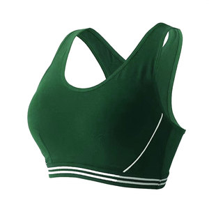 Women's Seamless Sports Bra Solid Color Crossback Design Medium Support Breathable Activewear Yoga Fitness Wear - Product Image 6