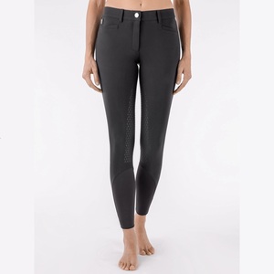 High Quality 4-way Stretch Horse Riding Breeches <b>Leggings</b> Tights <b>Equestrian</b> Wear Pants on Technical Fabric with Soft Feel - Product Image 2