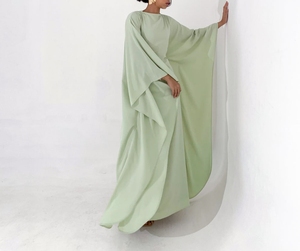 Gorgeous Dubai <b>Kaftan</b> for Women Traditional Islamic Breathable Floor Length Long Sleeve Wedding Dress - Product Image 3