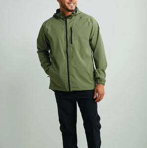 Veste de pêche personnalisée avec logo, imperméable, respirante, tissu extensible 4 directions, vêtements de sport d'extérieur coupe-vent pour homme - Product Image 3