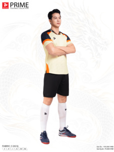 Camiseta de Fútbol Just Play PRIME con Bloques de Color, Cuello en V, Transpirable, Elástica en 4 Direcciones, J-JACQ Performance, 100% Poliéster, Secado Rápido - Product Image 3