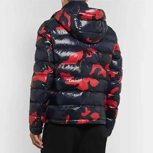 Veste d'hiver imperméable personnalisée en gros OEM, veste matelassée en duvet Soft Shell pour hommes - Product Image 6