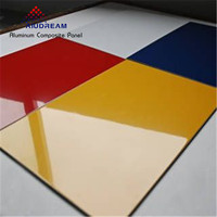 Aludream nuevo diseño 3D Alucobond 4x8 3mm 4mm 5mm Acp Acm tablero exterior pared revestimiento fachadas paneles compuestos de aluminio
