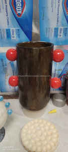 Ivory Resin <b>Bubble</b> <b>Vase</b> with Sculpted Base | Handcrafted Artistic <b>Vase</b> for Modern Home Decor - Product Image 6