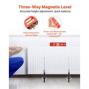 2 Pezzi Sollevatori Manuali in Metallo Salva-Lavoro, Capacità di Carico 440 Libbre, Sollevamento 9,3 Pollici, con Base Magnetica e Braccio da 2 Pollici - Product Image 6