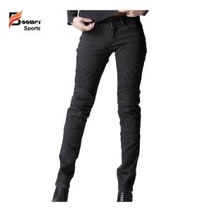 Best Manufacturer Light Washed Moto Bike Approved Lining Denim Jeans for Women Prime Protection - Product Image 1