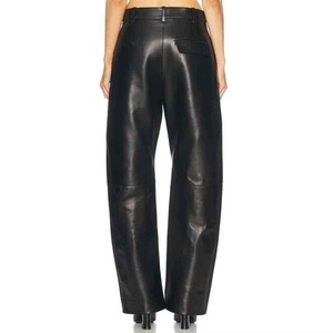 Pantalones Casuales de Piel Sintética para Mujer, Impermeables, Transpirables, para Invierno, Estilo Nuevo, Color Sólido, Cintura Alta, Precio al por Mayor - Product Image 3