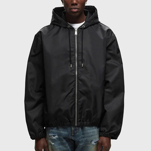 Chaqueta Cortavientos Personalizada al por Mayor, Sudadera con Capucha para Hombre con Bolsillos, Chaqueta Impermeable, Chaqueta Acolchada - Product Image 1