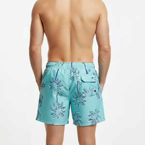 Pantalones de Playa Transpirables con Estampado Personalizado, Trajes de Baño de Poliéster para Hombre, Shorts de Baño de Secado Rápido con Patrón - Product Image 5