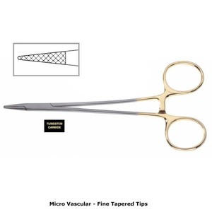 Soporte de aguja TC OLSEN HEGAR, pinza de carburo de tungsteno, DENTAL quirúrgico, 14 cm "CE" - Product Image 3