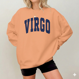 Women Casual Oversized Long Mock Neck Sweatshirt Autumn Winter Top Relaxed Fit Front Logo Mock Neck Fashion for Daily Comfort - Product Image 1