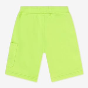 Shorts pour garçons, couleur unie, taille élastique, matière douce, confortable, flexible et respirante, et design de logo personnalisable. - Product Image 5