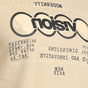 T-shirts pour hommes 100% Coton, décontractés, en tissu peigné épais, coupe oversize, d'été, respirants, infroissables, imprimés sérigraphiés, à séchage rapide - Product Image 5