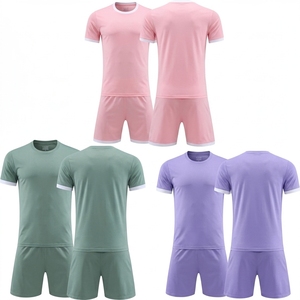 ชุดเสื้อฟุตบอลชาย สีพื้น แขนสั้น คอวี ผ้าโพลีเอสเตอร์ ระบายเหงื่อได้ดี สำหรับผู้ใหญ่ ทุกฤดูกาล - Product Image 6