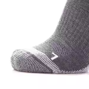 Chaussettes de football pour jeunes, respirantes, absorbantes, de haute qualité, en bleu, noir et gris, avec logos personnalisables, 100% nylon - Product Image 5