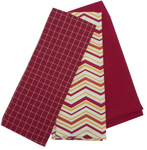 ชุดผ้าเช็ดครัวลายทางพิมพ์ลาย ELITE สำหรับตกแต่งบ้าน ซึมซับเร็ว ผลิตจากผ้าฝ้าย 100% ซักง่าย แห้งไว เป็นมิตรกับสิ่งแวดล้อม - Product Image 6