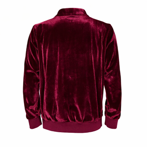 Conjunto de Chándal de Terciopelo para Hombre con Logotipo Personalizado, Corte Ajustado, Estilo Deportivo de Lujo, Fabricante 2026 - Product Image 3