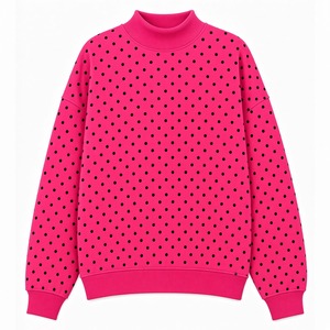 Sweat-shirt en molleton à col roulé à motif floral pour femme, manches longues, tissu doux et confortable, coupe ample et décontractée, style streetwear, hiver automne - Product Image 5