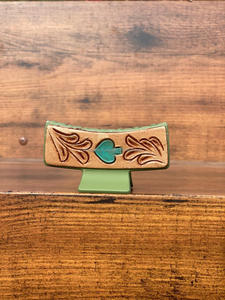 กิ๊บหนีบผมทำมือแบบตะวันตกที่หนีบผมหนังอุปกรณ์เสริมสำหรับผม - Product Image 4