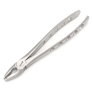 Pinzas de Extracción de Agarre Profundo 34N, 3.5mm, para Incisivos y Caninos de Mandíbula Superior, Agarre Paralelo, Acabado Mate, Acero Inoxidable Quirúrgico Dental - Product Image 1