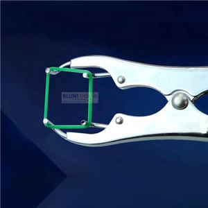 Elastrator Castrador Aplicador Plástico Anillo Azul Herramienta Veterinaria Cachorro Cola Banding Acoplamiento Animal Cuidado Veterinario - Product Image 3