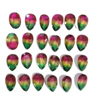 Vente en gros de zircon doublet multicolore, créé en laboratoire, à facettes sur les deux côtés, taille marquise |   Pierres précieuses en vrac aux couleurs éclatantes pour bijoux