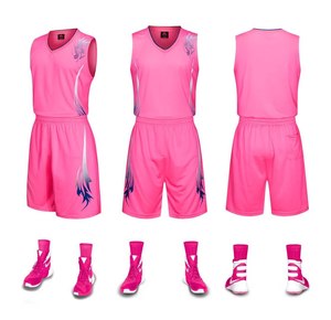 Custom Basketball Uniform Jersey and Shorts Sublimated Quick Dry Team Wear Plus Size OEM Manufacturer - Product Image 2
