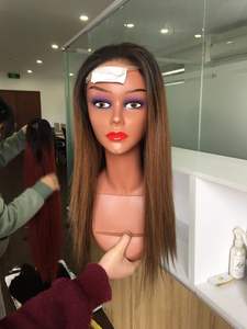 Pelucas de cabello sin pegamento con cierre prearrancado, peluca de cabello humano Real 100%, cabello alineado con cutícula con Peluca de encaje frontal HD con frontal - Product Image 3