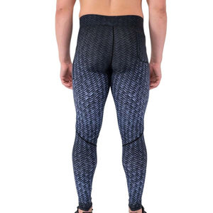 Leggings de yoga imprimés pour hommes, taille élastique, sublimation, vêtements de sport compressifs, collants de gym - Product Image 2