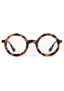 Gafas Redondas de Moda con Diseño de Caparazón de Tortuga - Product Image 1