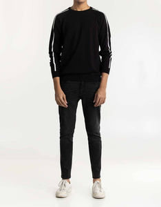 Suéter de Punto Informal para Hombre, Estilo Urbano, Otoño Invierno, Cálido, de Alta Calidad, 100% Algodón - Product Image 5