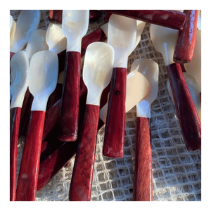 Handcrafted Mother of Pearl Shell Spoon | Natural Elegant Tableware for Caviar, Desserts & Coastal Dining - Product Image 5