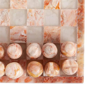 Indian Handmade Resin Chessboard Customized Color Custom Size Durable Unisex Elegant Fusion Craftsmanship Precision Play Indoor - Product Image 3