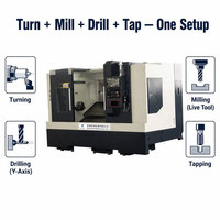 Tour CNC HIWIN Taïwan FCK56-1200 avec guides à rouleaux, vis C3, contrôleur SYNTEC et tourelle motorisée BMT55