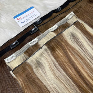 Extensiones de cabello con clip, muchos colores disponibles, piezas al por mayor con extensiones de cabello humano vietnamita 100% de alta calidad. - Product Image 6