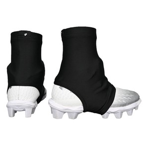 Couvre-chaussures de football unisexe noirs, couleur unie, anti-humidité, en spandex et polyester, pour toutes les saisons, vêtements de football pour adultes - Product Image 1