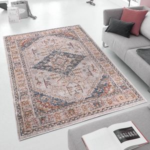 Juego de Alfombras Tejidas con Medallón Vintage, Diseño Intrincado y Elegante para Decoración del Hogar - Product Image 1