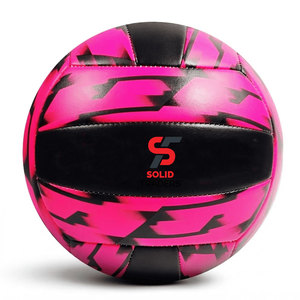 Solid Trader High Visibility Multi Color Synthetic Leather Professional <b>Training</b> <b>Ball</b> Enhanced Control Superior Feel Volleyball - Product Image 1