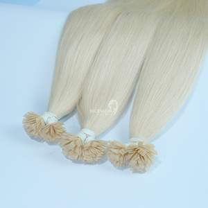 Vente en gros d'extensions de cheveux vietnamiens 100% Remy à prix d'usine, pointe plate pour toutes les couleurs pour femmes - Product Image 5